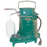 Zoeller 1/3 HP Cast Iron Submersible Sump Pump w/ Vertical Float Switch