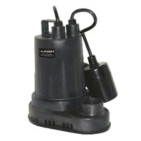 Little Giant 1/4 HP Thermoplastic Submersible Sump Pump w/ Tether Float Switch