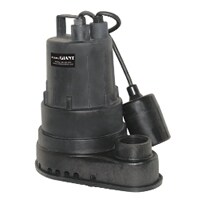 Little Giant 1/3 HP Thermoplastic Submersible Sump Pump w/ Tether Float Switch