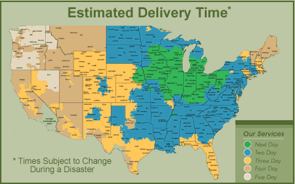 Estimated Delivery Times
