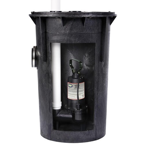 Superior Pump 93015 - 1/2 HP Cast Iron Sewage Pump System (2")