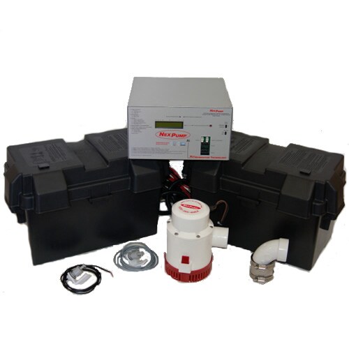 NexPump&reg; AI Battery Backup Sump Pump w/ Notification (1980 GPH @ 10')