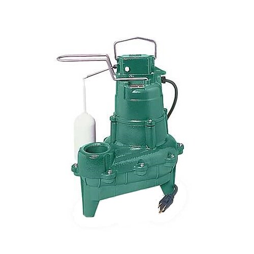 Zoeller M264 - 4/10 HP Cast Iron Sewage Pump w/ Vertical Float Switch (2")