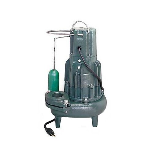 Zoeller M282 - 1/2 HP Cast Iron Sewage Pump (2") w/ Vertical Float