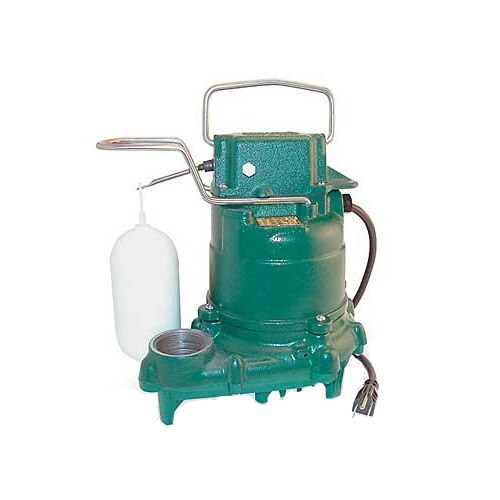 Zoeller M53 - 1/3 HP Cast Iron Submersible Sump Pump w/ Vertical Float Switch