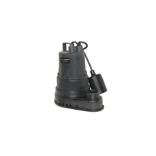 Little Giant SP33T - 1/3 HP Thermoplastic Submersible Sump Pump w/ Tether Float Switch