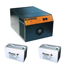 SUMPRO Fully-Automatic 1800W Auxiliary Power Source w/ 2 Batteries