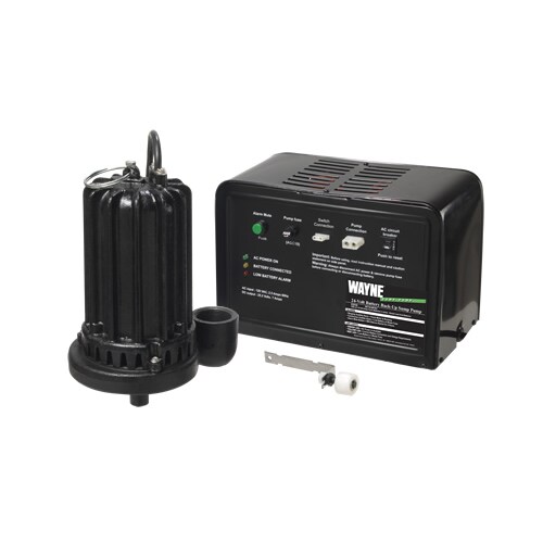 Wayne - ESP45 - 24-Volt Cast-Iron Battery Backup Sump Pump (2400 GPH @ 10')