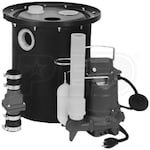 Zoeller 105-0010 - 1/3 HP (M53) Remote Sink/Drain Pump System w/ Vertical Float Switch (2