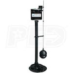 Burcam Pumps 300530 - 1/3 HP Thermoplastic Pedestal Sump Pump w/ Vertical Float Switch