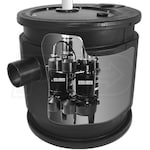 Burcam Pumps 401451TWP - 4/10 HP Cast Iron Duplex Sewage Pump System Package w/ Vertical Float Switches (2