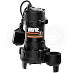 Wayne EFL30 - 3/10 HP Cast Iron Effluent Pump w/ Piggyback Tether Float