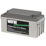 Wayne WSB1275 - Maintenance Free AGM Backup Sump Pump Battery (75 AH)