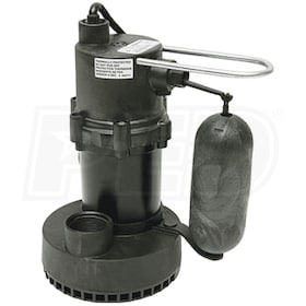 View Little Giant 5.5-ASP - 1/4 HP Submersible Sump Pump w/ Vertical Float Switch