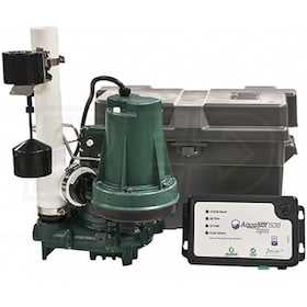 View Zoeller ProPack53 Spin - 1/3 HP Combination Primary & Backup Sump Pump System