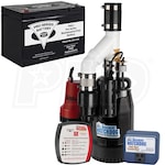 Basement Watchdog CITE-33 - 1/3 HP Combination Primary and Backup Sump Pump System w/ Maintenance Free Battery
