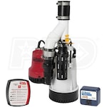 Basement Watchdog 1/3 HP Combination Primary and Backup Sump Pumps w/ Maintenance Free Battery