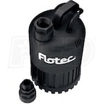 Flotec FP0S3000X - 50 GPM 4/10 HP Thermoplastic Waterfall / Utility Pump