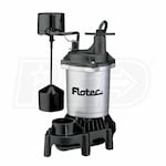 Flotec FPZS50V - 1/2 HP Thermoplastic Submersible Sump Pump w/ Vertical Float Switch
