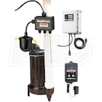 Liberty Pumps ELV250 - 1/3 HP Cast Iron Elevator Sump Pump System w/ OilTector® Control & Alarm