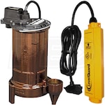 Liberty Pumps 280 - 1/2 HP Cast Iron Submersible Sump Pump w/ LevelGuard® Switch