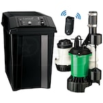Myers MBSP-3C - 1/2 HP Combination Primary & Backup Sump Pump System w/ Wifi - Remote Monitoring