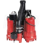 Red Lion RL-SC33DUP - 1/3 HP Cast Iron Duplex Sump Pump System w/ Vertical Float Switches
