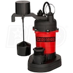 Red Lion RL-SP50V - 1/2 HP Thermoplastic Submersible Sump Pump w/ Vertical Float Switch