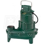 Zoeller E264-0021 - 4/10 HP Cast Iron Sewage Pump (Non-Automatic) (25' Cord) (230V)