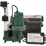 Zoeller ProPack98 Spin - 1/2 HP Combination Primary & Backup Sump Pump System