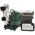 Zoeller ProPack53 - 1/3 HP Combo Primary & Aquanot Fit Backup Sump Pump System w/ WiFi