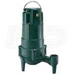 Zoeller N807 - 1 HP Cast Iron Residential Grinder Pump (1-1/4