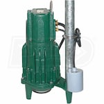 Zoeller Shark® 820-0011 - WD820 2 HP Cast Iron Grinder Pump w/ Piggyback Tether Switch (230V)