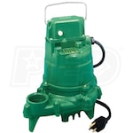 Zoeller N53 - 1/3 HP Cast Iron Submersible Sump Pump & HydroCheck HC6000v2 - Electronic Hi-Lo Pump Switch w/ Dual Sensors & Built-In Alarms