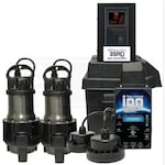 iON 35ACi Deluxe Battery Backup Sump Pump System (3000 GPH @ 10')