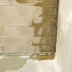 Basement Wall and Floor Joint Water Seepage