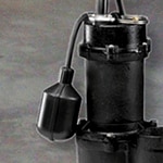 Tethered Float Switch on Sump Pump