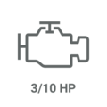 3/10 HP