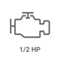 1/2 HP