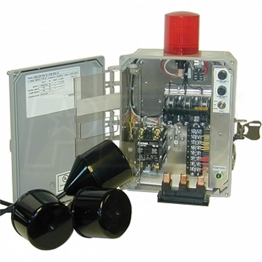 Zoeller 10-1037 - Simplex Control Panel & Alarm w/ 115V/230V 1PH NEMA ...