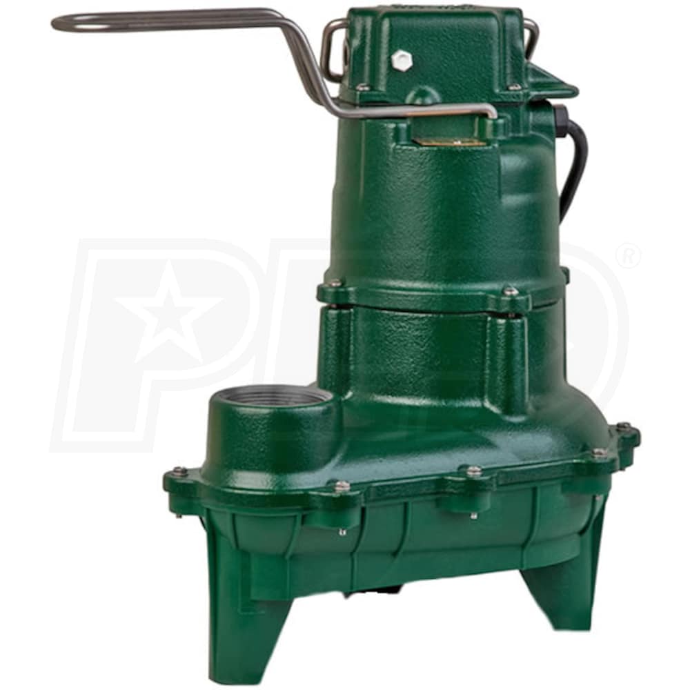 Zoeller 264-0002 N264 - 4/10 HP Cast Iron Sewage Pump 2-Inch Non-Automatic