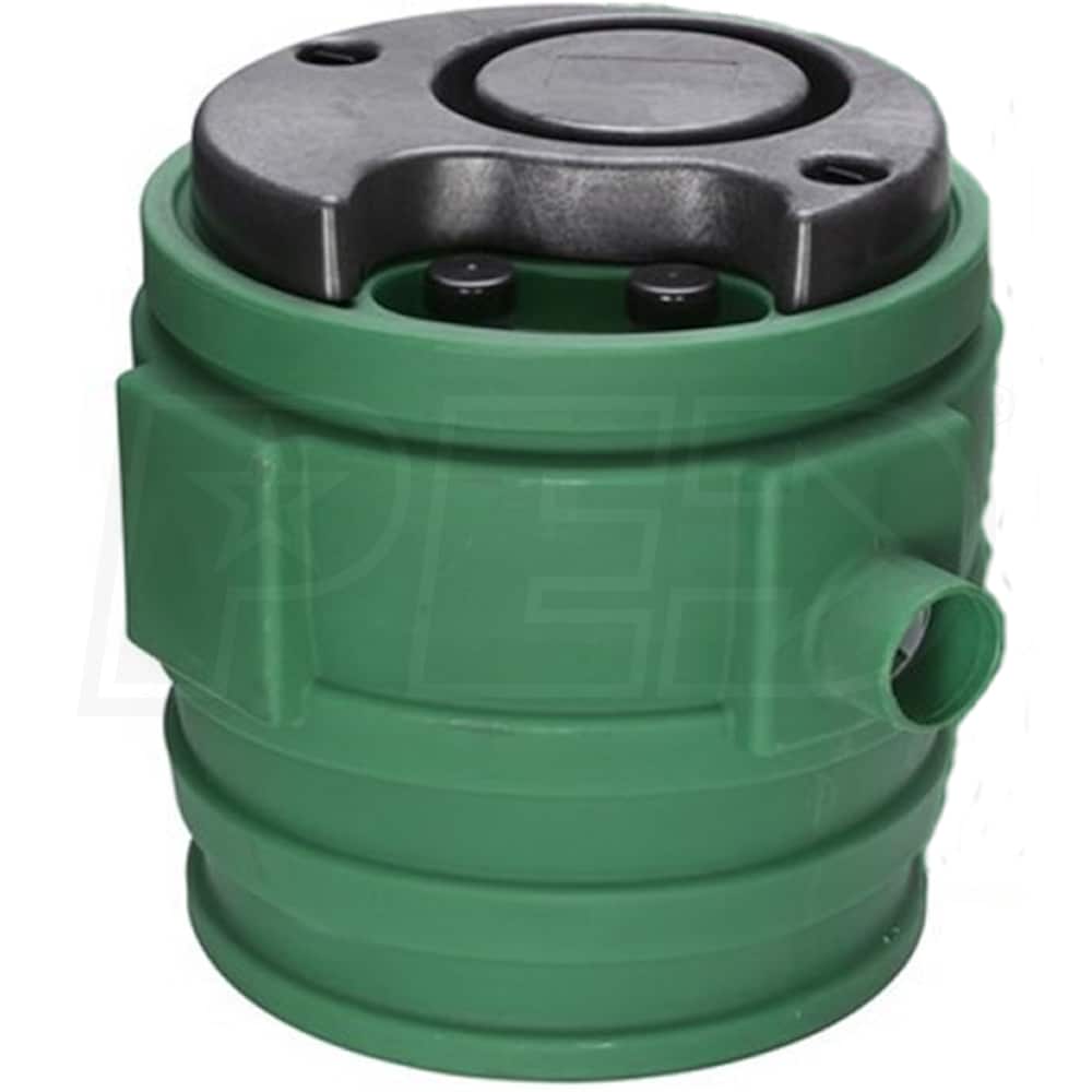 Little Giant 9JF3V2D - Pit Plus® Jr. 4/10 HP Premium Simplex Sewage System  w/ Tether Float Switch (3