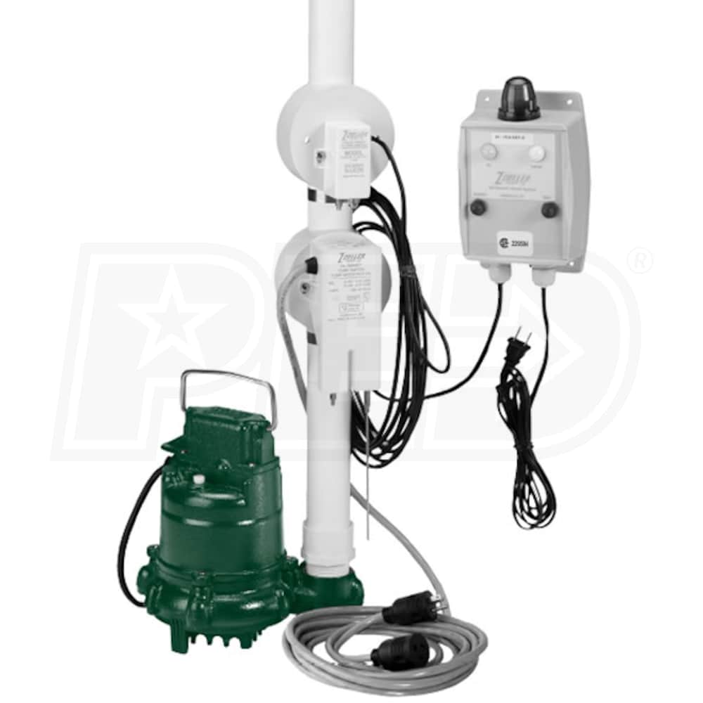 Zoeller 940-0007 0.5 HP Pump with Oil Guard Switch Assembly