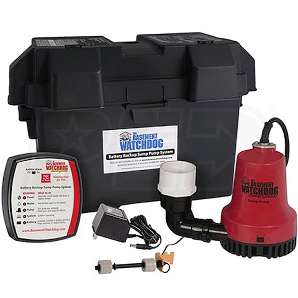 Basement Watchdog Bwe Emergency Backup Sump Pump 1000 Gph 10