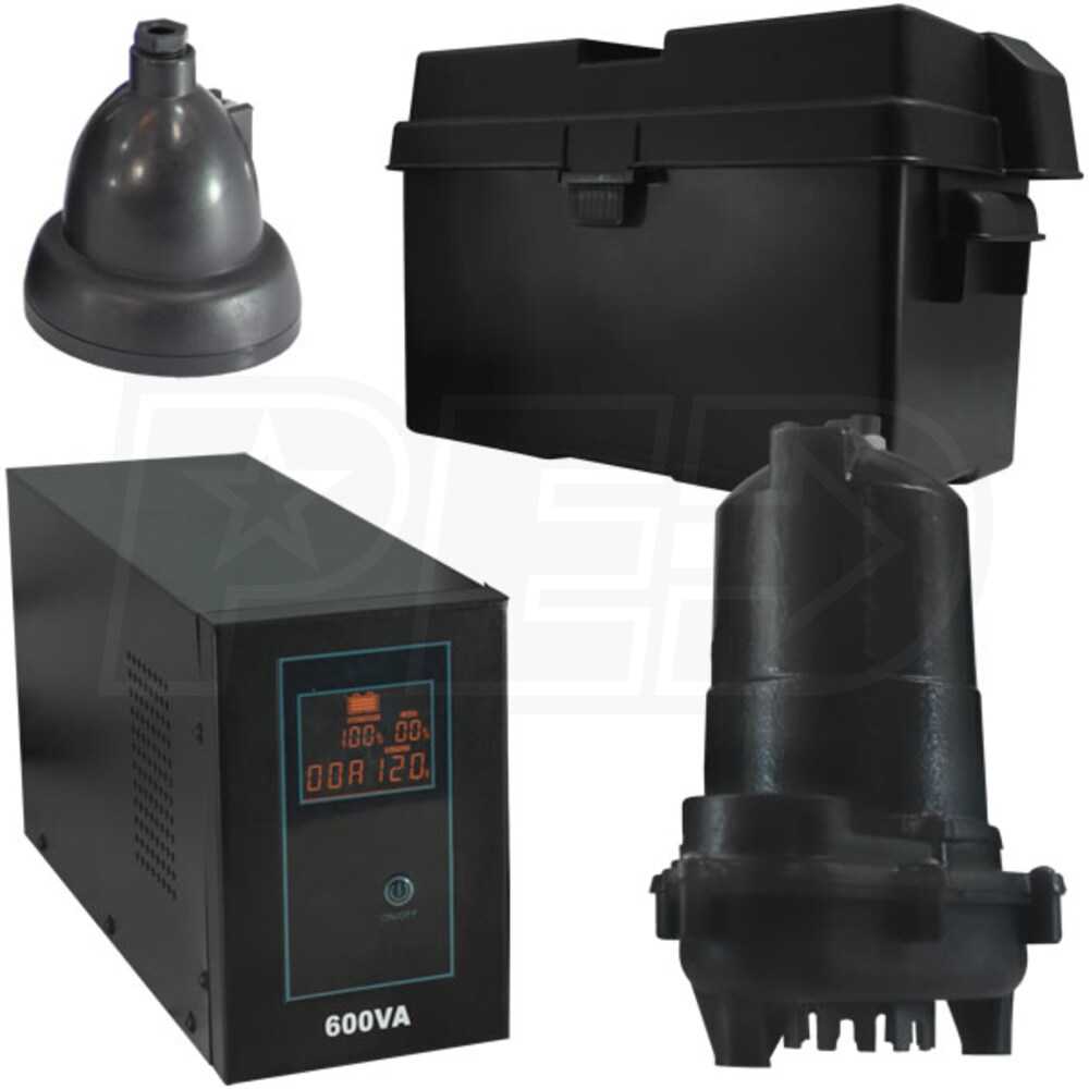iON Products MET20257 iON 30ACi+ Battery Backup Sump Pump System 2640