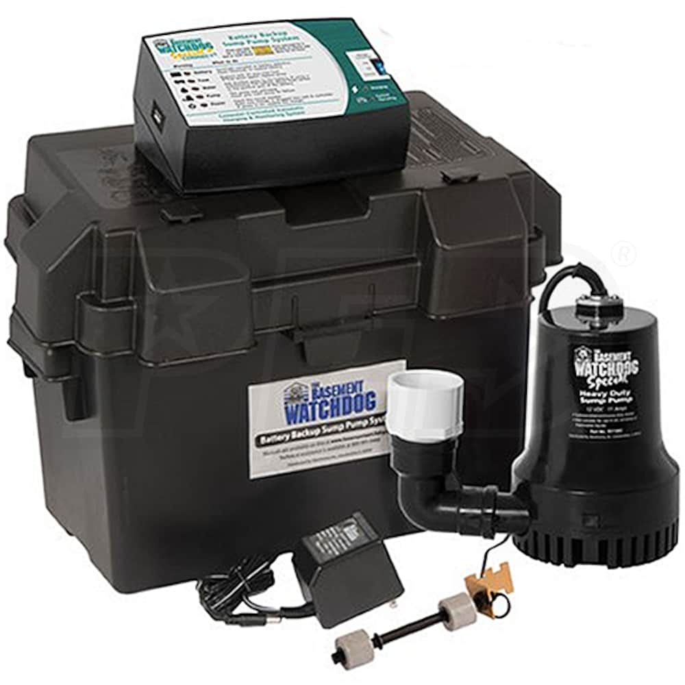 Basement Watchdog SPDBWSPKIT Special CONNECT® Backup Sump Pump 1850