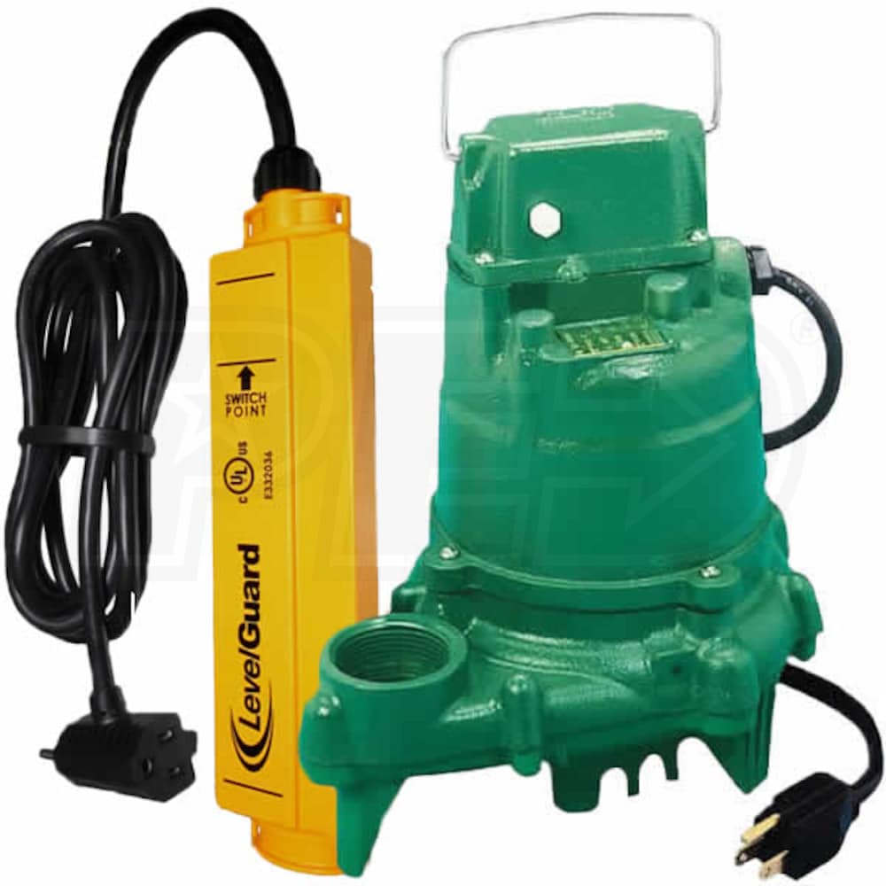 0.3 HP Zoeller Model N53 Mighty-Mate Non-Automatic Cast Iron Effluent Pump 115 V 