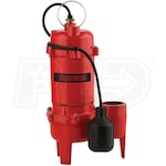 Red Lion RL-WC50TA - 1/2 HP Cast Iron Sewage Pump (2