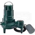 Zoeller BN267 - 1/2 HP Cast Iron Sewage Pump (2") w/ Variable Level Float Switch