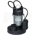 Burcam Pumps 300500ZS - 1/3 HP Thermoplastic Submersible Sump Pump w/ Electronic Switch